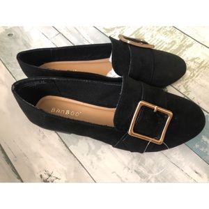 Bamboo Black Flats shoes